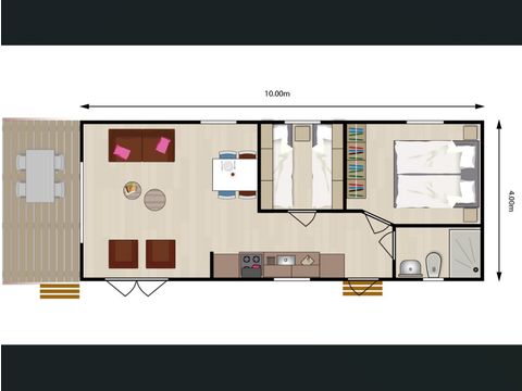 CHALET 4 personnes - Poule d'eau