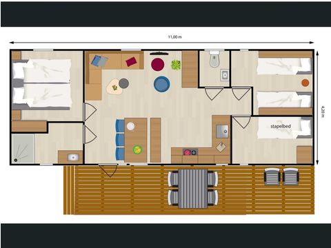 CHALET 6 personnes - 6 pers. chalet Watermunt