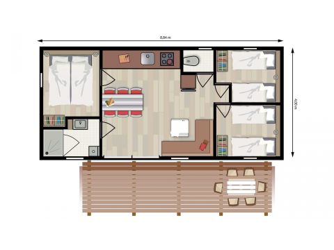 CHALET 6 personnes - Soleil d'été