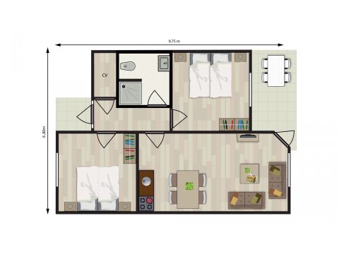 MAISON 4 personnes - Panorama