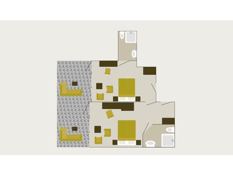 CHAMBRE 4 personnes - Chambre d'hôtel de luxe
