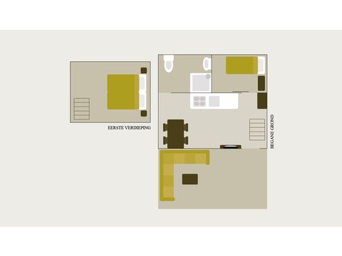 TENTE TOILE ET BOIS 4 personnes - Pavillon de luxe pour le safari