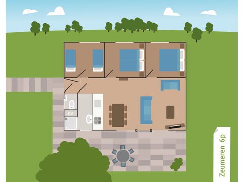 BUNGALOW 6 personnes - Zeumeren