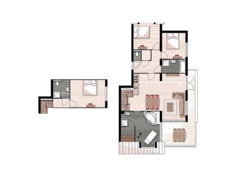 Appartement 6 personnes - Penthouse Staffelsee Extra Luxe