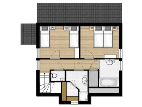 VILLA 6 personnes - Watervilla 6B