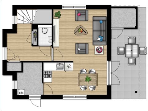 VILLA 4 personnes - 4B