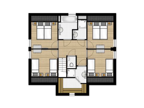 Hébergement pour groupe 10 personnes - Villa 10A