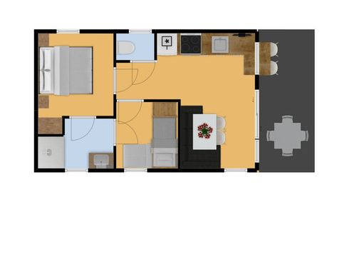 MOBILHOME 4 personnes - Maison de plage