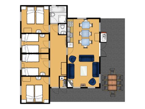 BUNGALOW 8 personnes - Lune BUNGALOW 8 personnes - Lune
