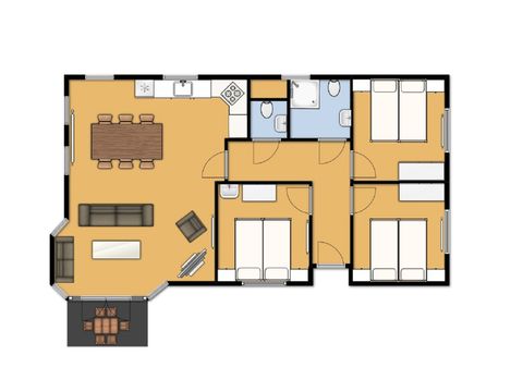 CHALET 6 personnes - le Skûtsje