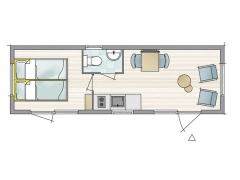 HÉBERGEMENT INSOLITE 2 personnes - Tiny House (1-2p)