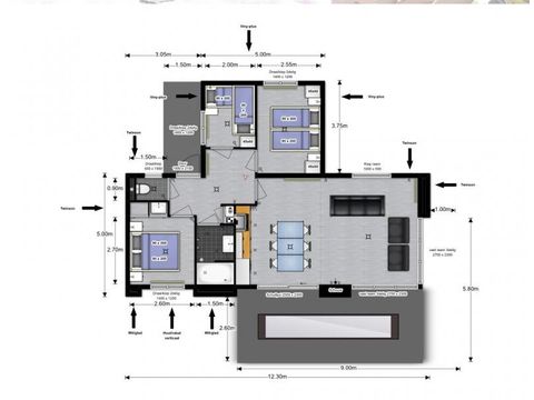 MAISON 6 personnes - Villa