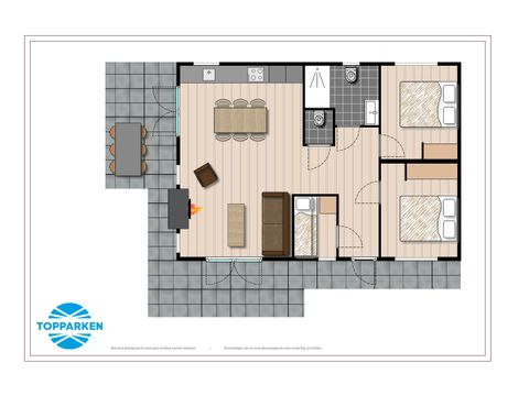 CHALET 6 personnes - Leijhoeve Wellness (Spa)