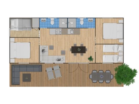 BUNGALOW 8 personnes - Next XXL Family Deluxe