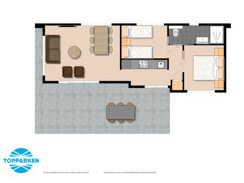 MAISON 4 personnes - Terrain de jeux Silva