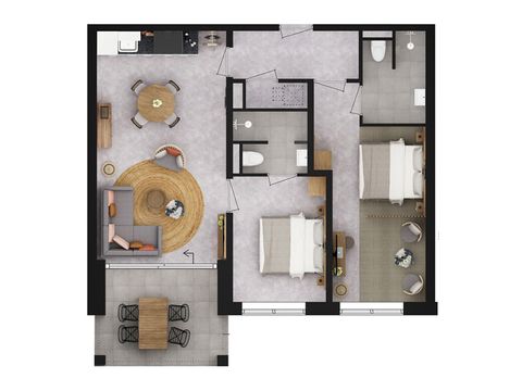 APPARTEMENT 4 personnes - Appartement avec vue panoramique sur le lac