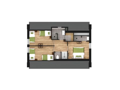MAISON 6 personnes - Premium Outdoor