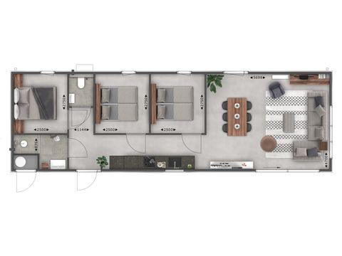 MAISON 6 personnes - Amalia avec sauna
