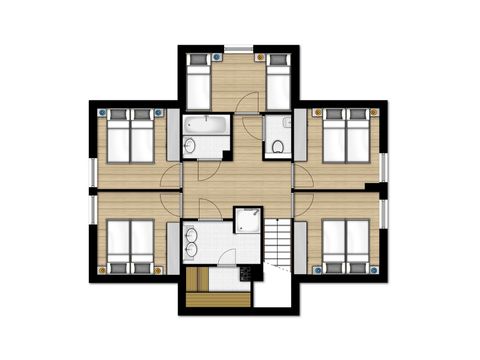 MAISON 12 personnes - FV12L Confort