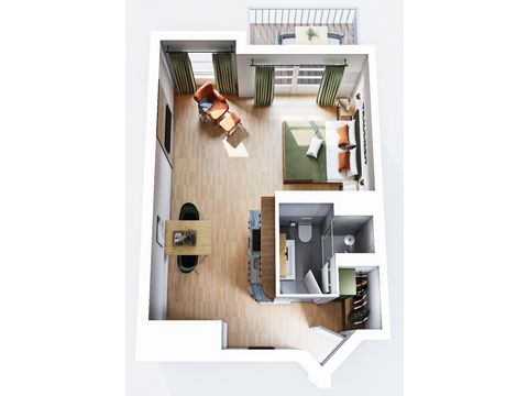 STUDIO 2 personnes - Luxe 2P avec vue