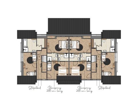Villa 18 personnes - Heather avec bain à remous et sauna